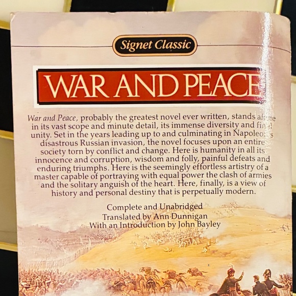 WAR AND PEACE paperback - Picture 3 of 7